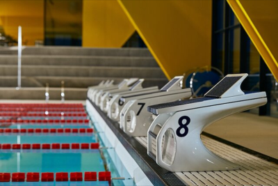 Myrtha Track-Start competition starting blocks